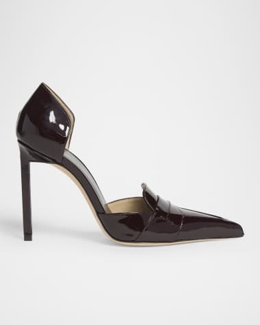 TOM FORD Eva Patent Leather Loafer d'Orsay Pumps