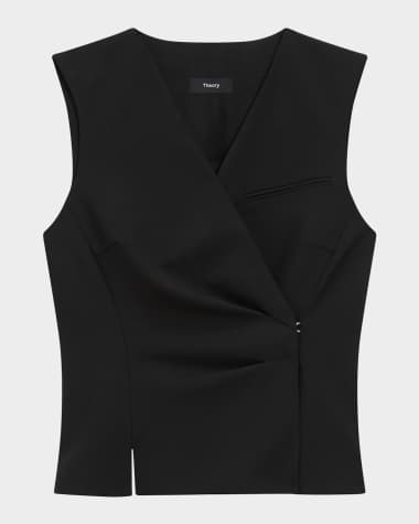 Theory Shrunken Wrap Vest