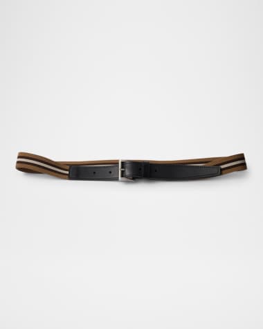 Prada Elastic Leather Belt