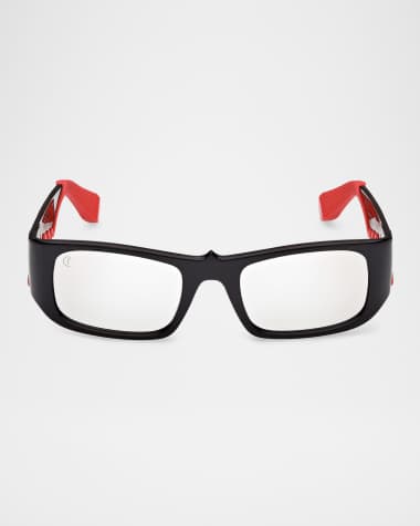 Christian Louboutin Men's LB0017M Acetate Rectangle Optical Glasses