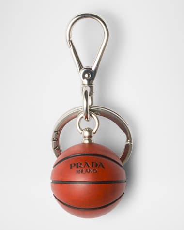 Prada Men's Metal Basketball Key Ring
