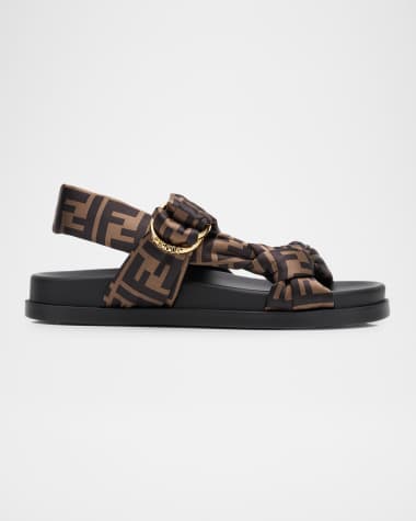 Fendi Fendi Feel Satin Sandals