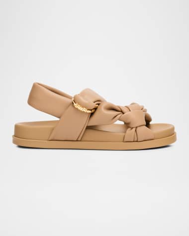 Fendi Fendi Feel Leather Sandals