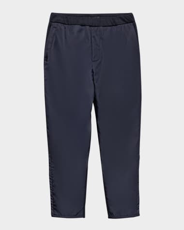 Prada Men's Technical Cotton and Re-Nylon Pants