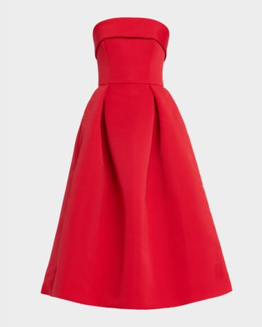 open lace back dress Hailees Lace Strapless Mini Dress | Red | Womens