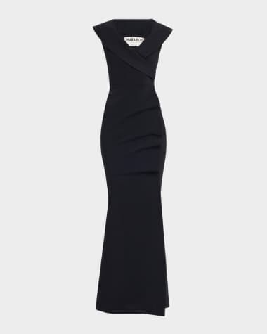 sachin and babi light blue dress Black Evening Gowns Petite Sequin Long Black Evening Dress Petite Formal  Dresses Black Petite main image 1