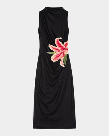 holiday girls dresses 'Tis The Season Lace Applique Holiday Dress
