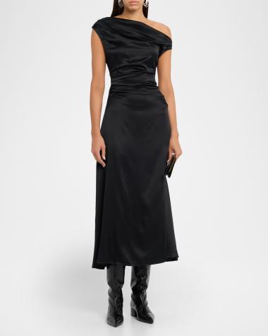 Black Midi Designer Cocktail & Party Dresses