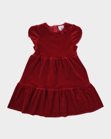 Robe Fille Florence Eiseman Taille 5 Rouge - Coupe A Genou | Occasion Très Bon état