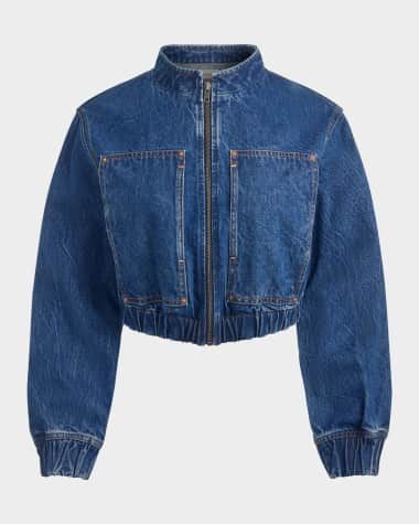 Alice + Olivia Mateo Denim Carpenter Jacket