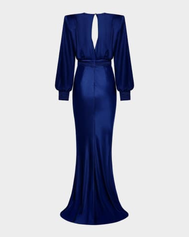 princess polly baby blue dress 25 Long-Sleeve Bridesmaid Dresses in Trending Colors