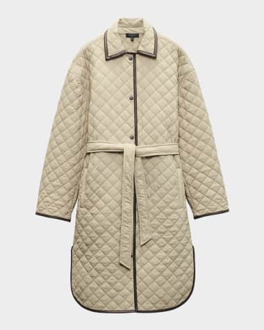 Rag & Bone Kelly Long Quilted Jacket