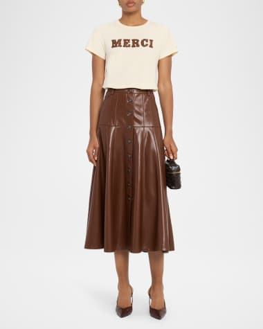 V-Neck Hardware One-Piece Swimsuit