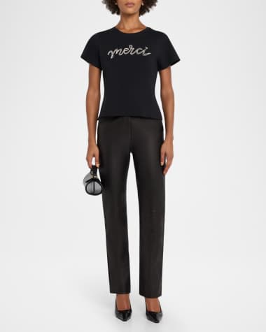 V-Neck Hardware One-Piece Swimsuit