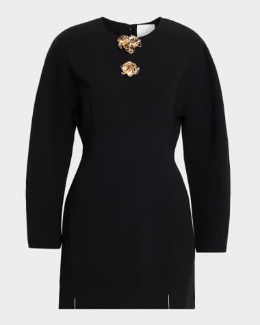 neiman marcus little black dress STAUD MINI WELLS DRESS BLACK main image 0
