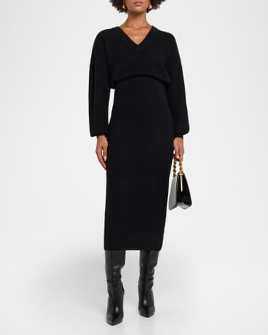 V-Neck Hardware One-Piece Swimsuit