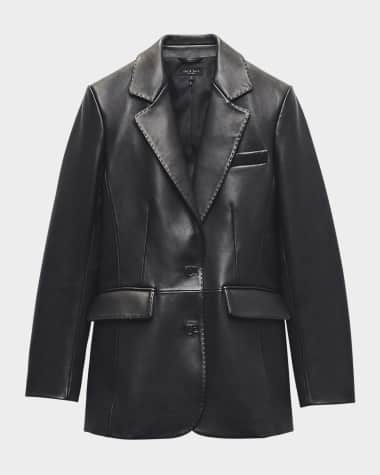 Rag & Bone Ash Leather Blazer