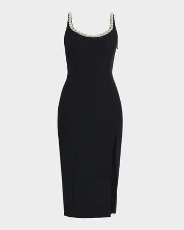 neiman marcus little black dress Black Bow Sleeve Belinda Mini Dress main image 1