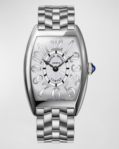 Franck Muller Ladies Curvex Stainless Steel Watch
