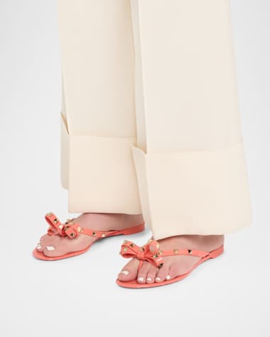 Valentino Garavani Sandals Pink Women's Shoes | Neiman Marcus