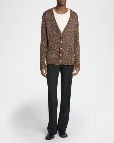 V-Neck Hardware One-Piece Swimsuit