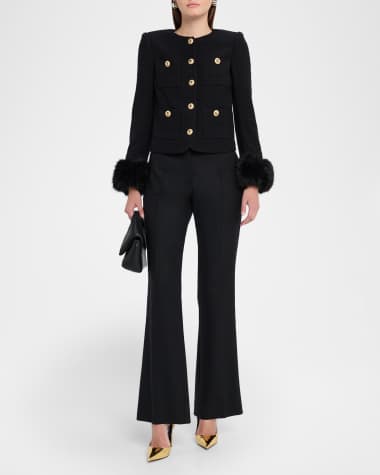 V-Neck Hardware One-Piece Swimsuit