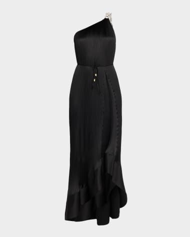 strapless open back dress 7448 Smoky Blue / 16
