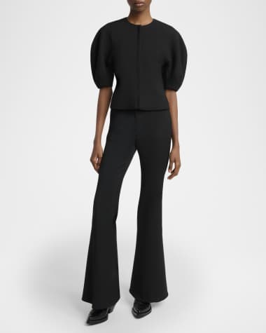 V-Neck Hardware One-Piece Swimsuit