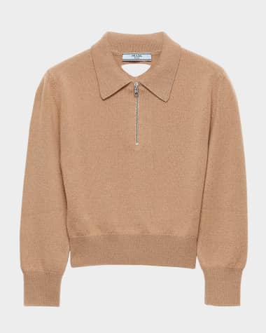 Prada Cashmere Polo Sweater