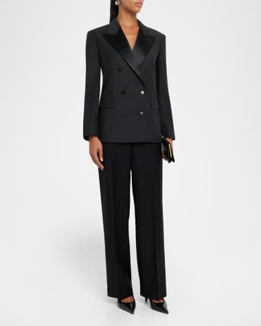 V-Neck Hardware One-Piece Swimsuit