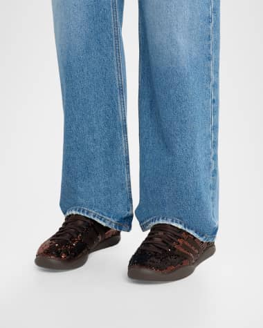 V-Neck Hardware One-Piece Swimsuit