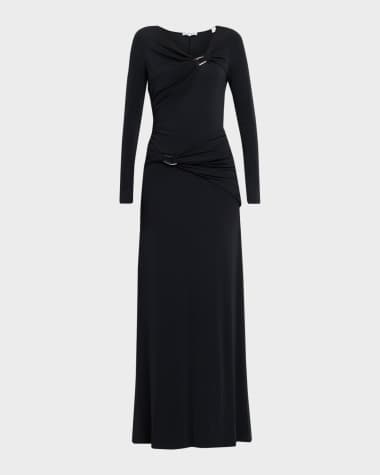 Black Long Sleeve Dress | Neiman Marcus
