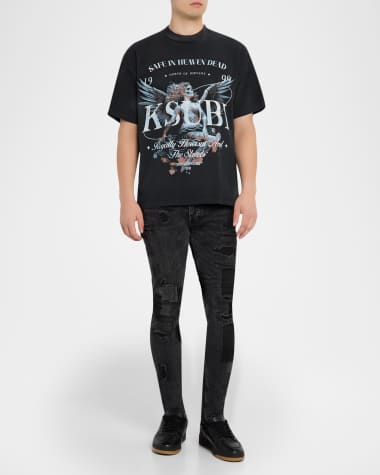 V-Neck Hardware One-Piece Swimsuit