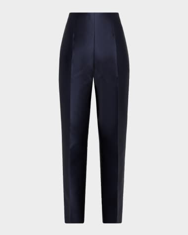 knee length dresses for ladies Washable Silk Pant Extra Small / Wine