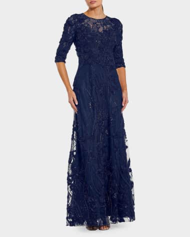 sachin and babi light blue dress Designer Evening Gowns for Women