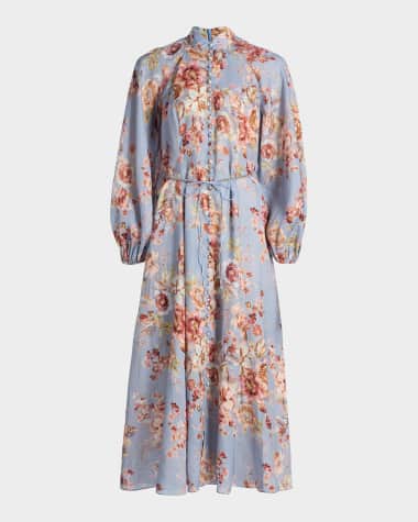 neiman marcus linen dresses FRAME The Linen Day Dress