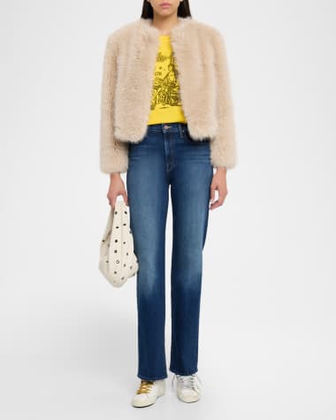 V-Neck Hardware One-Piece Swimsuit