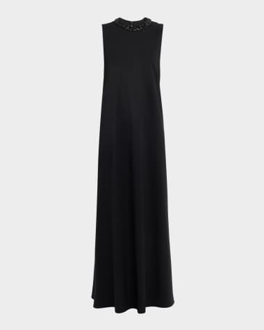 Mandarin Collar Dress | Neiman Marcus