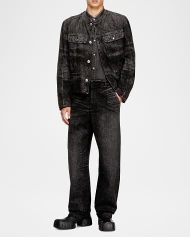 V-Neck Hardware One-Piece Swimsuit