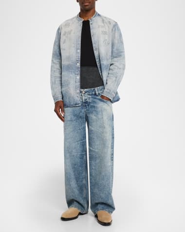 V-Neck Hardware One-Piece Swimsuit