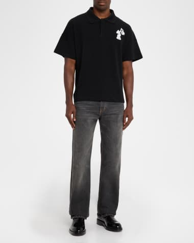 V-Neck Hardware One-Piece Swimsuit