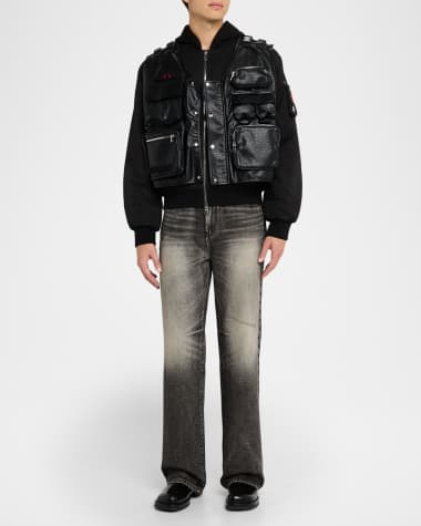 V-Neck Hardware One-Piece Swimsuit