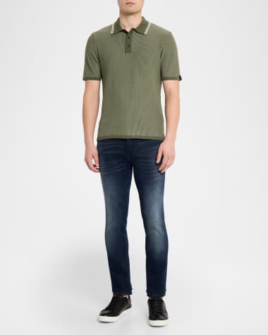 V-Neck Hardware One-Piece Swimsuit