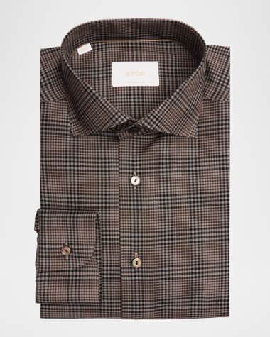 Brown Men's Designer Dress Shirts | Neiman Marcus