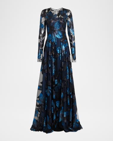 naeem khan embroidered dress RAFFIA STRAPLESS FULL SKIRT GOWN – Naeem Khan