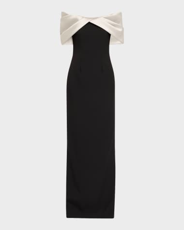 sachin and babi light blue dress Long Sleeve Designer Evening Gowns for Women main image 1