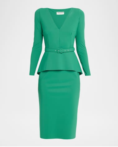 Peplum Dress | Neiman Marcus