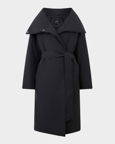 knee length dresses for ladies Wilhelmina Coat - Black main image 1