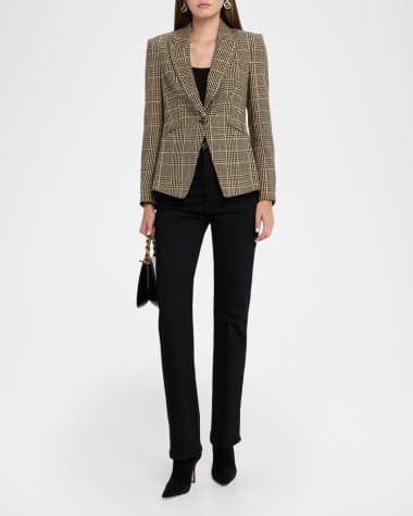 V-Neck Hardware One-Piece Swimsuit