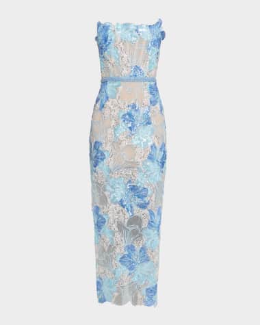 chinese dress ladies Anastasia Navy Gown by Bronx and Banco main image 0